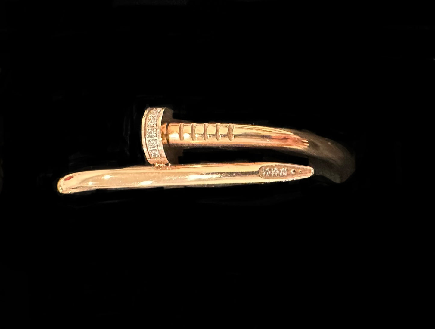 #132 Nail Bangle Bracelet